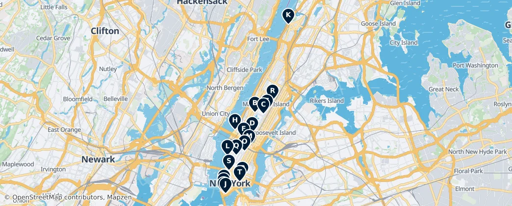 Map of Manhattan
