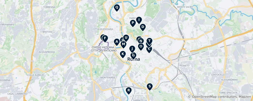 Map of Rom