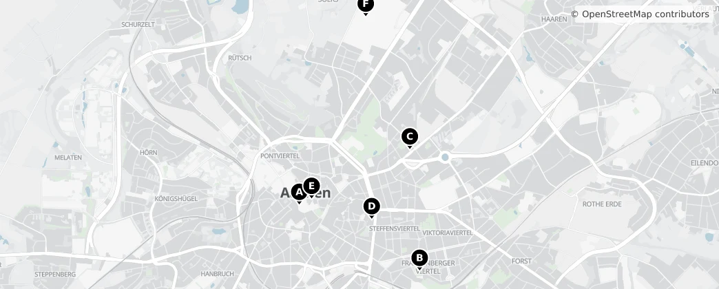 Map of Städteregion Aachen