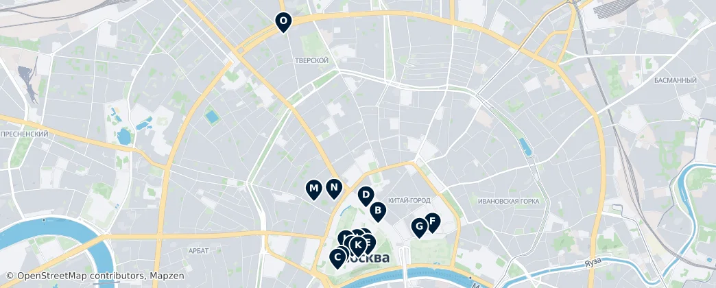 Map of Tverskoy