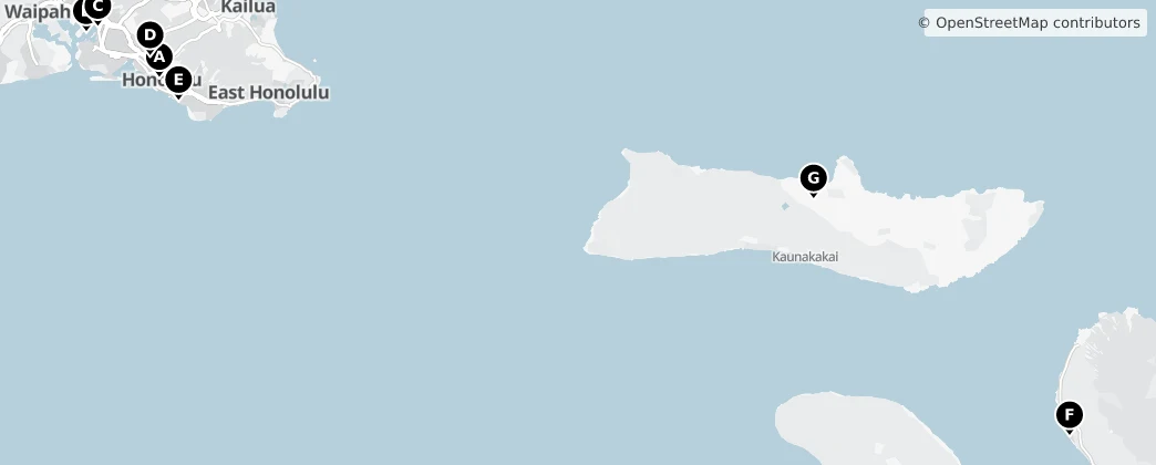 Map of United States of America (Middle Hawai'ian Islands territorial waters)