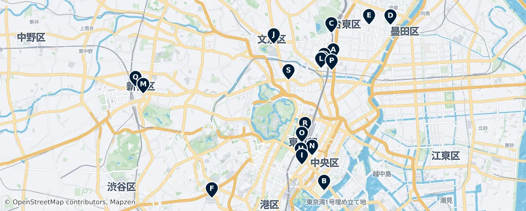 Map of Chiyoda