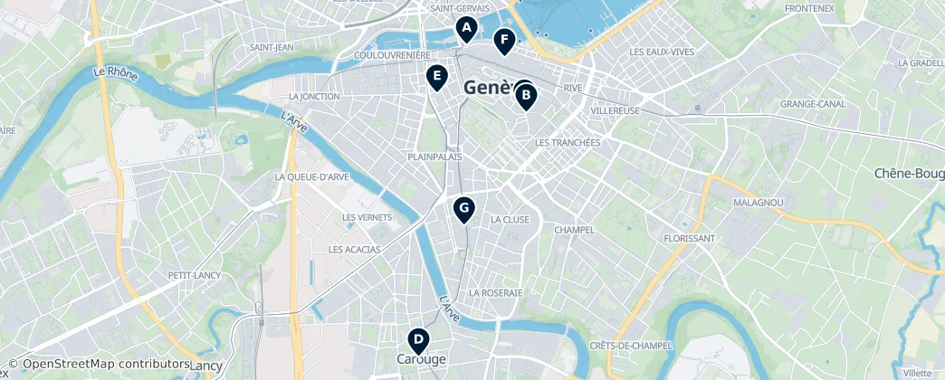 Map of Genf