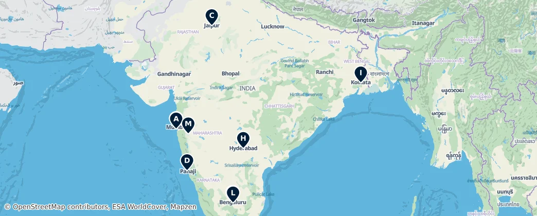 Map of Indien