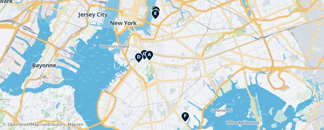 Map of Brooklyn