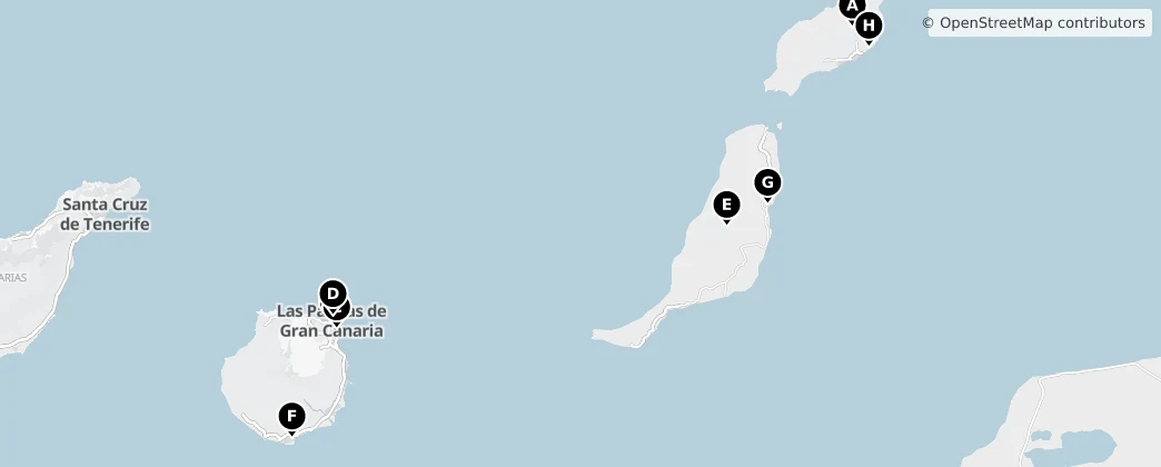 Map of Provinz Las Palmas