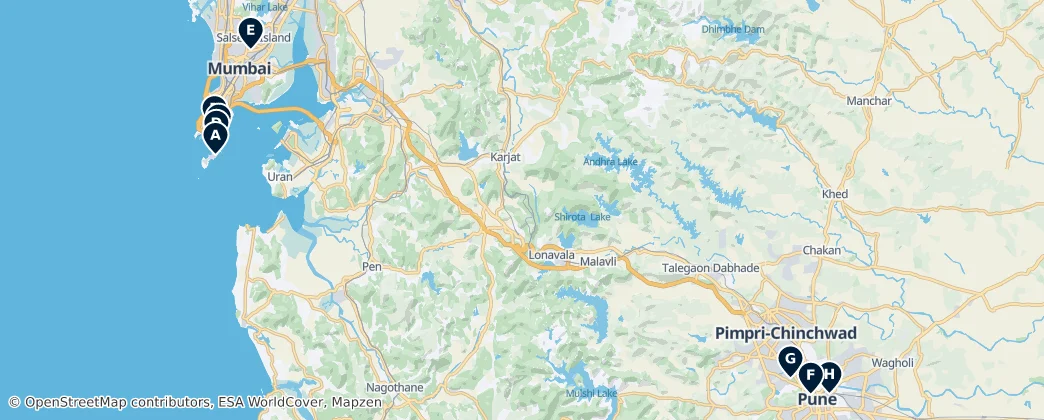 Map of Maharashtra