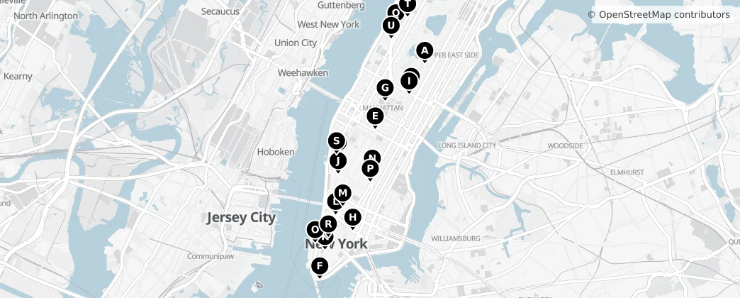 Map of Manhattan