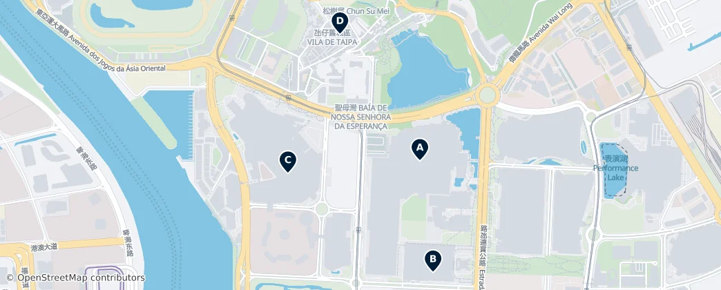 Map of Taipa