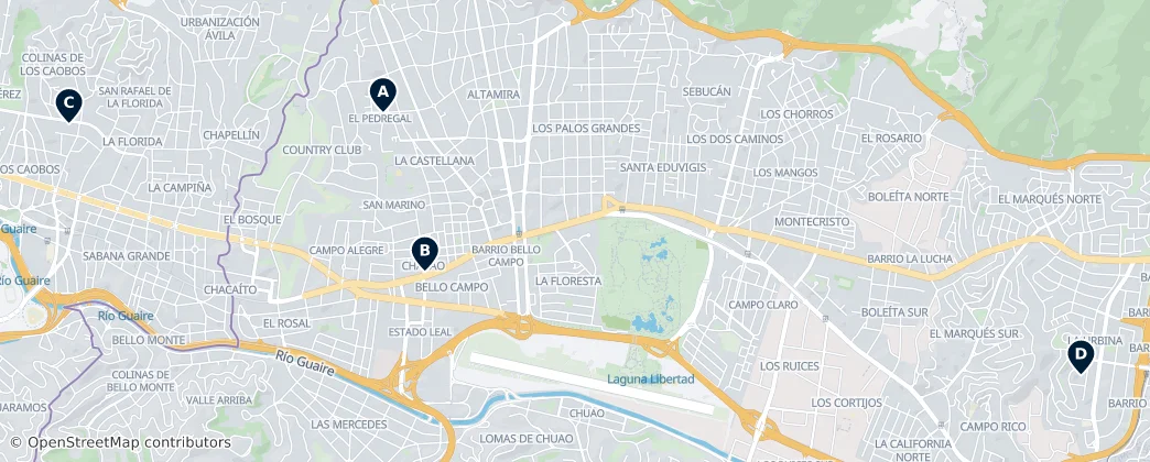 Map of Venezuela