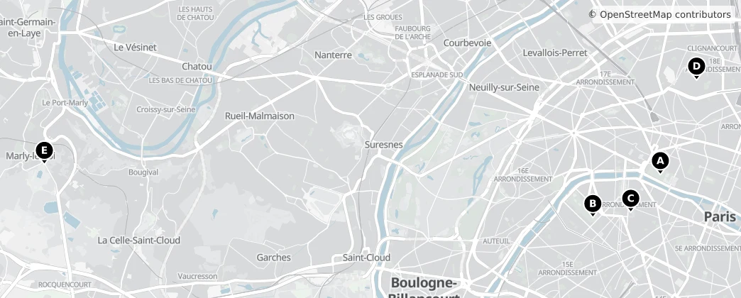 Map of Île-de-France