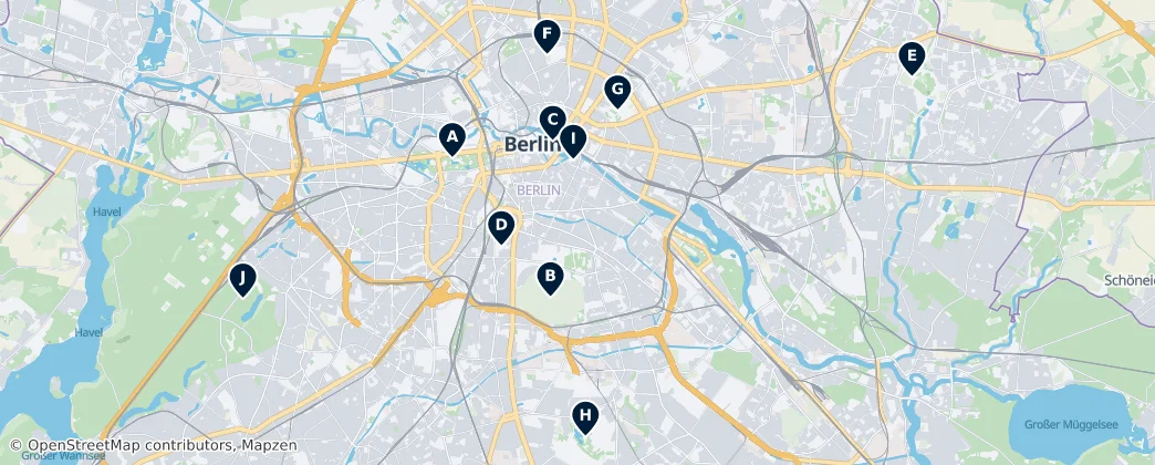 Map of Berlin