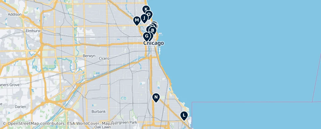 Map of Chicago