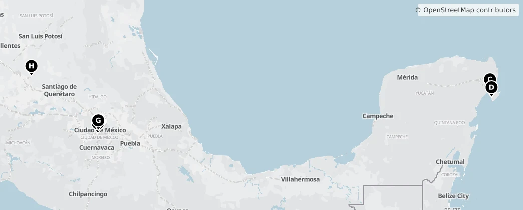 Map of Mexiko
