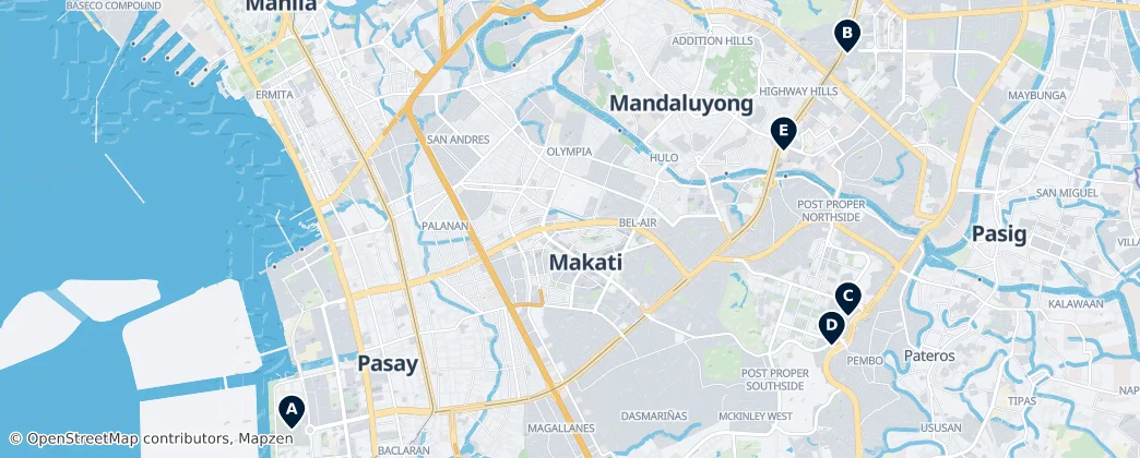 Map of Makati City