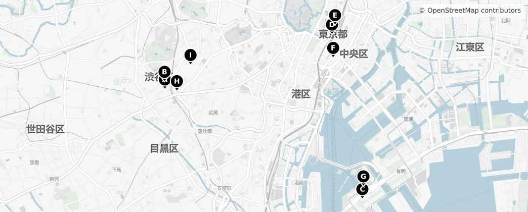 Map of Minato