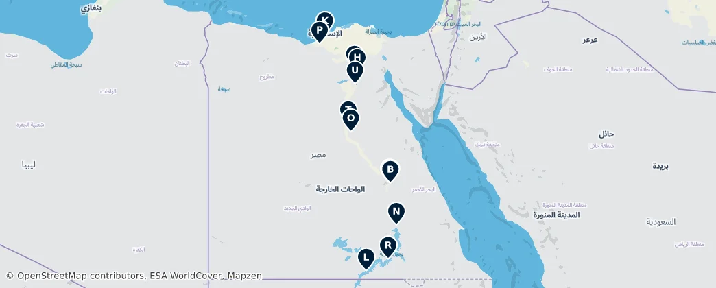 Map of Ägypten