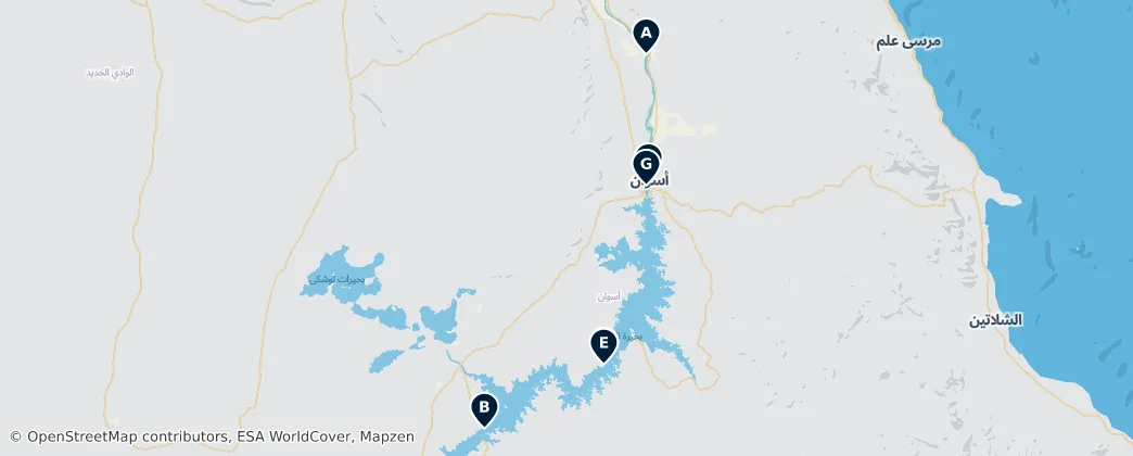 Map of Assuan