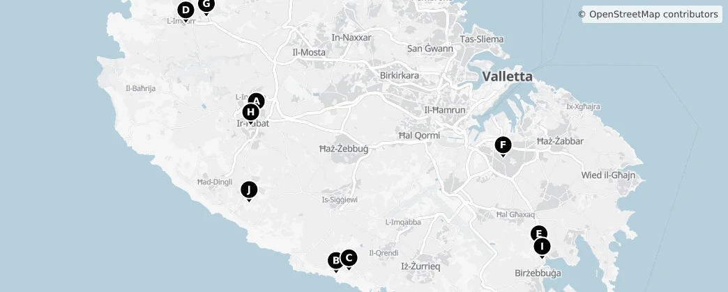 Map of Southern Region