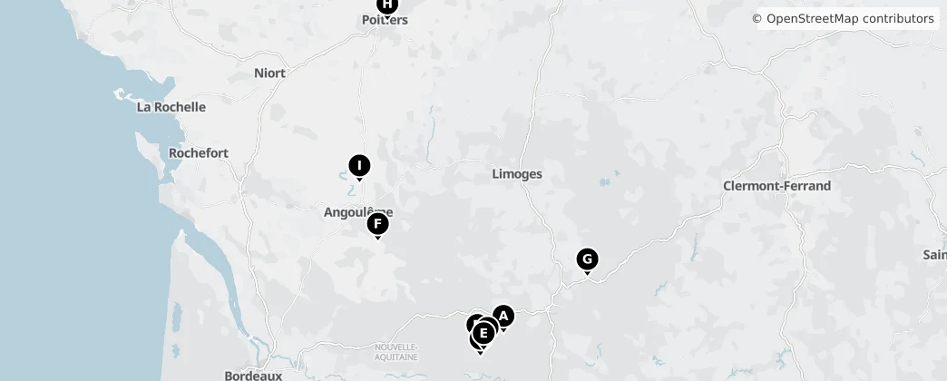 Map of Neu-Aquitanien