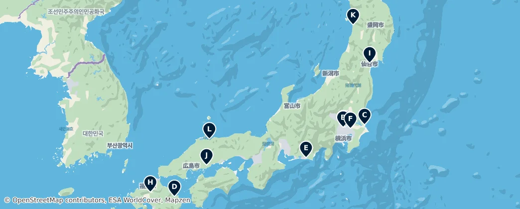 Map of Japan