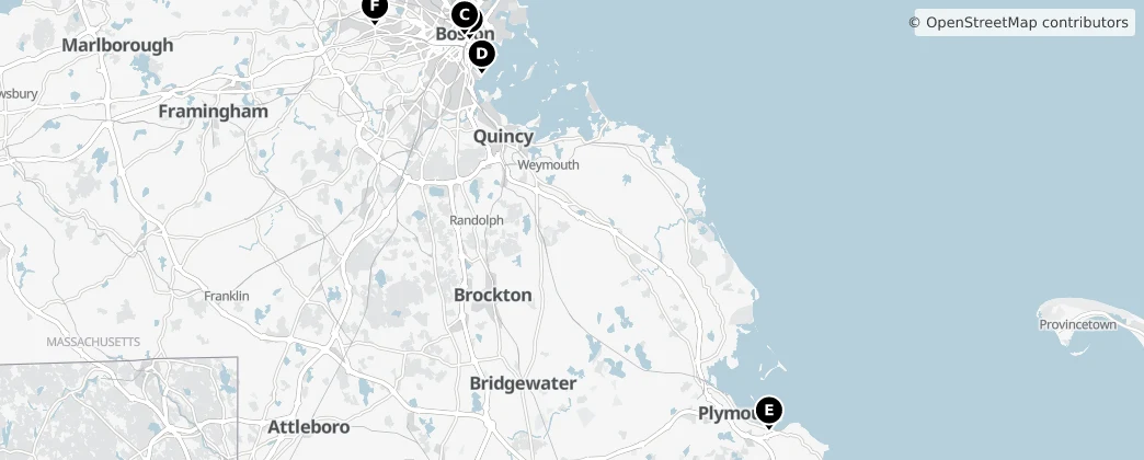 Map of Massachusetts