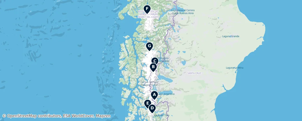 Map of Chile