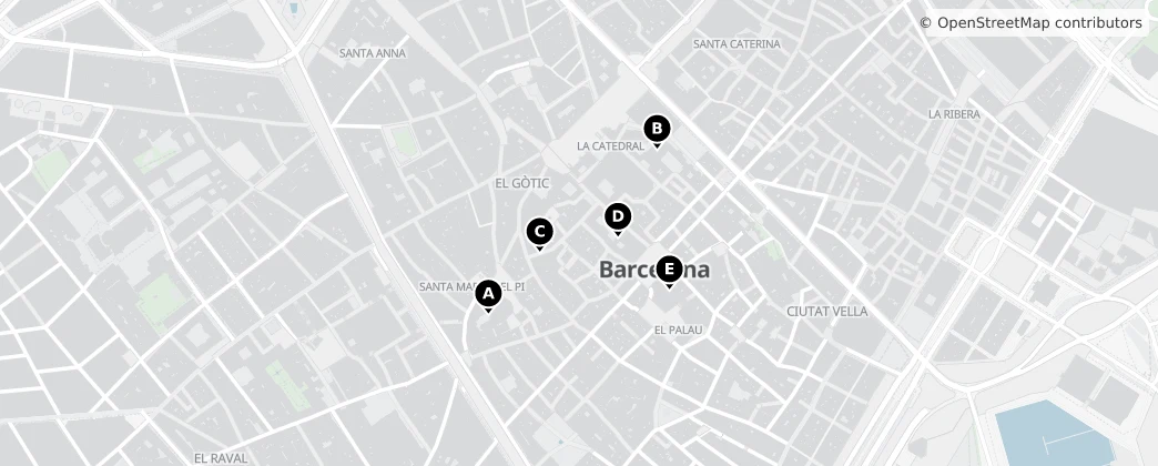 Map of Gotisches Viertel