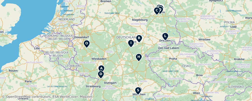 Map of Deutschland