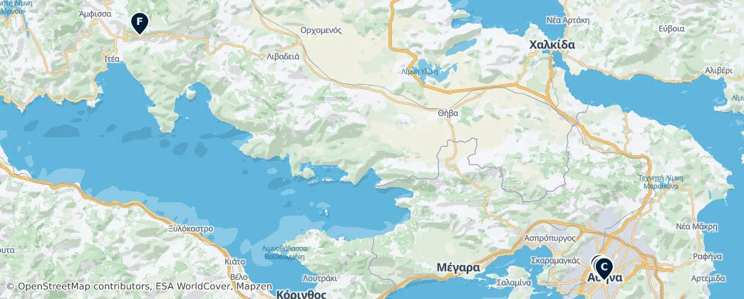 Map of Griechenland