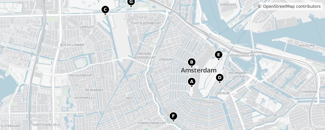 Map of Amsterdam