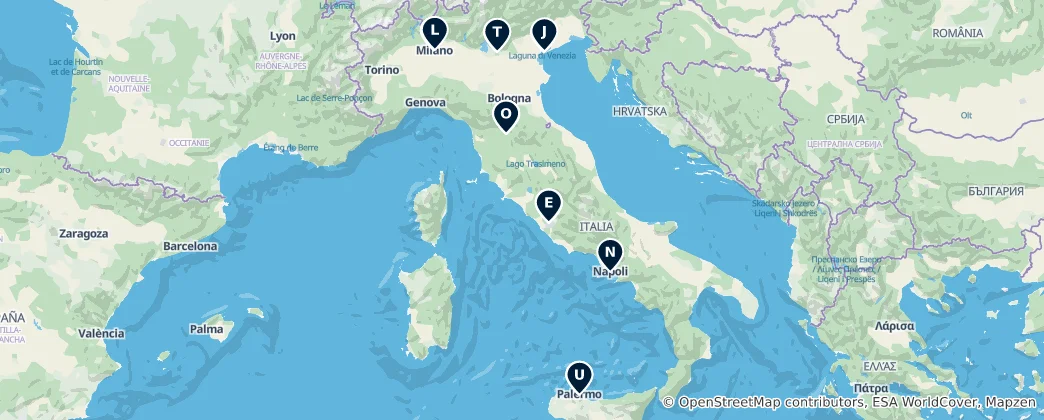 Map of Italien