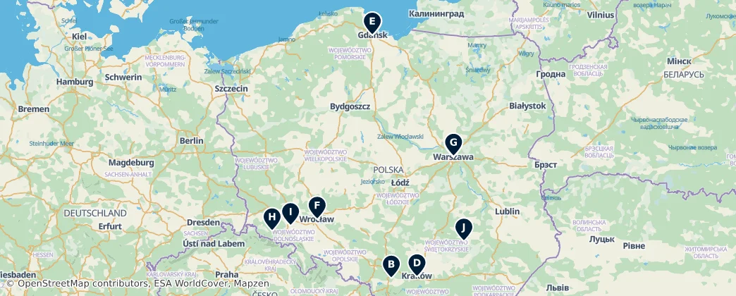 Map of Polen