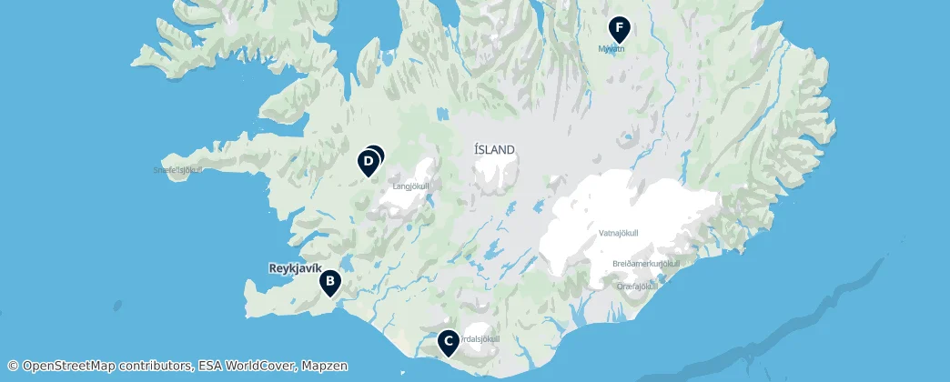 Map of Island