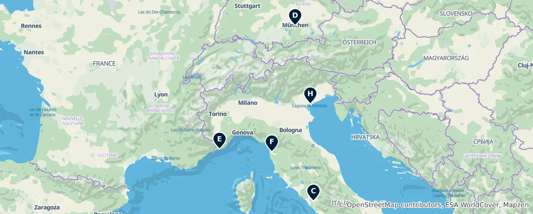 Map of Italien