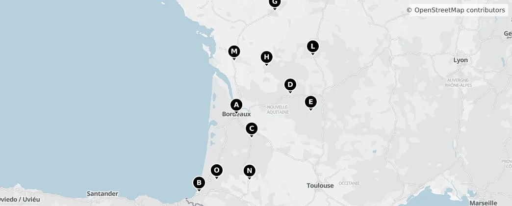 Map of Neu-Aquitanien