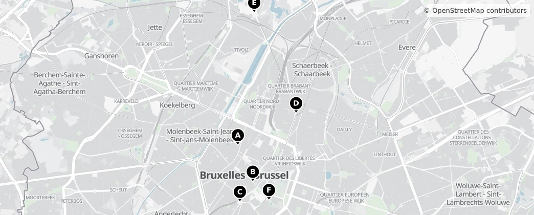 Map of Brüssel