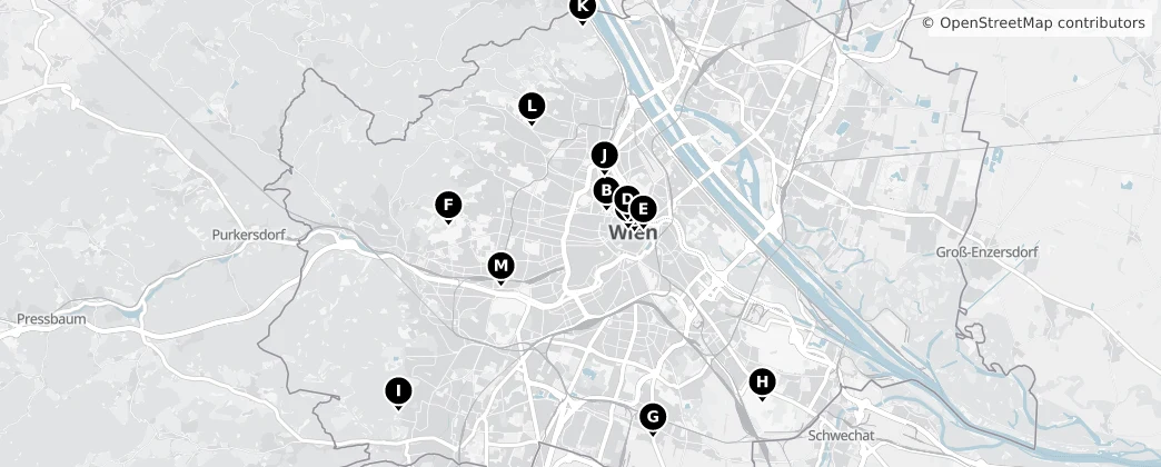 Map of Wien