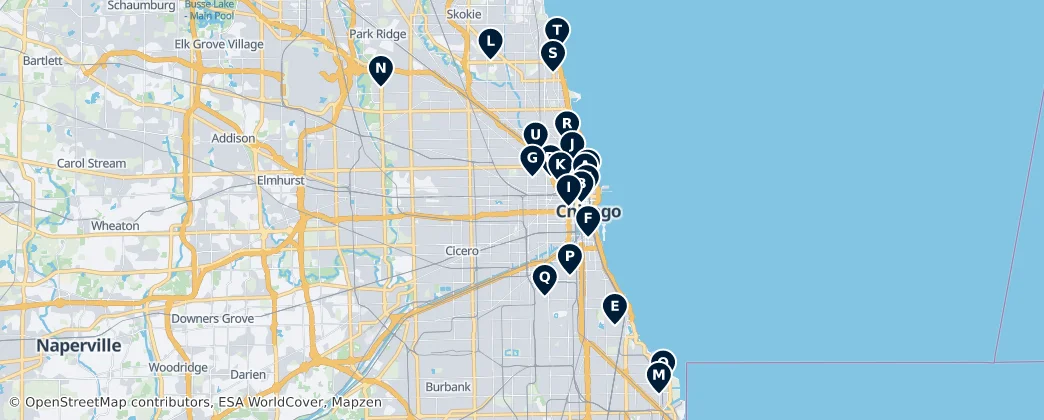 Map of Chicago