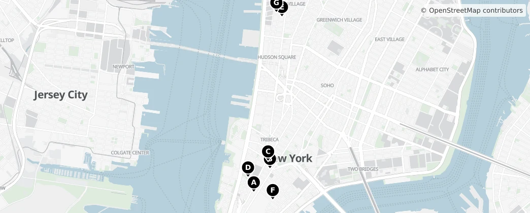 Map of Jersey City