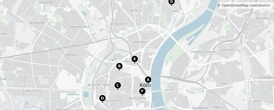 Map of Köln