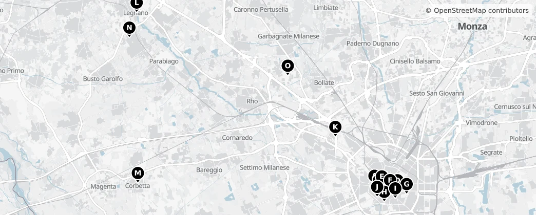 Map of Mailand