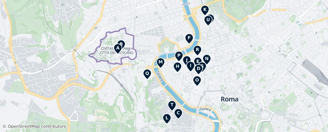 Map of Staat Vatikanstadt