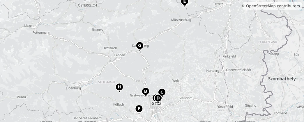 Map of Steiermark
