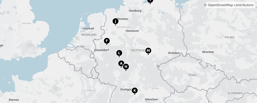 Map of Deutschland
