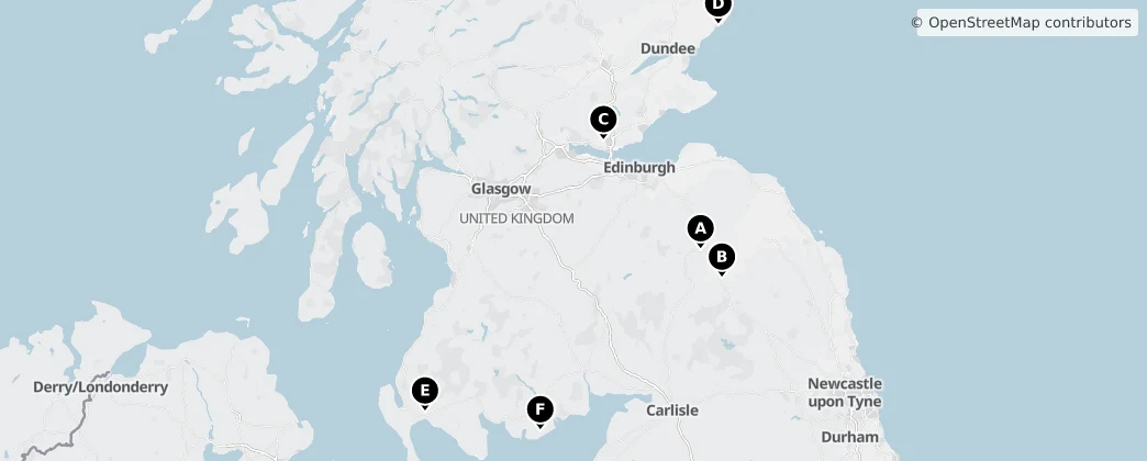 Map of Schottland