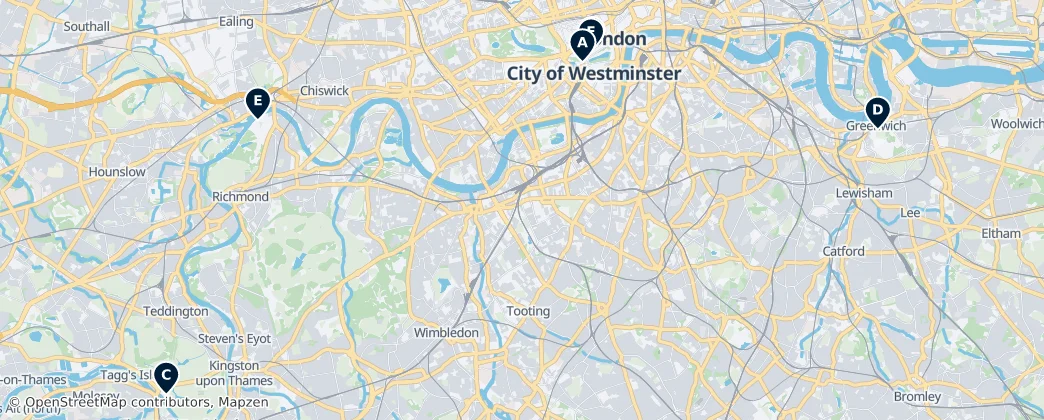 Map of London