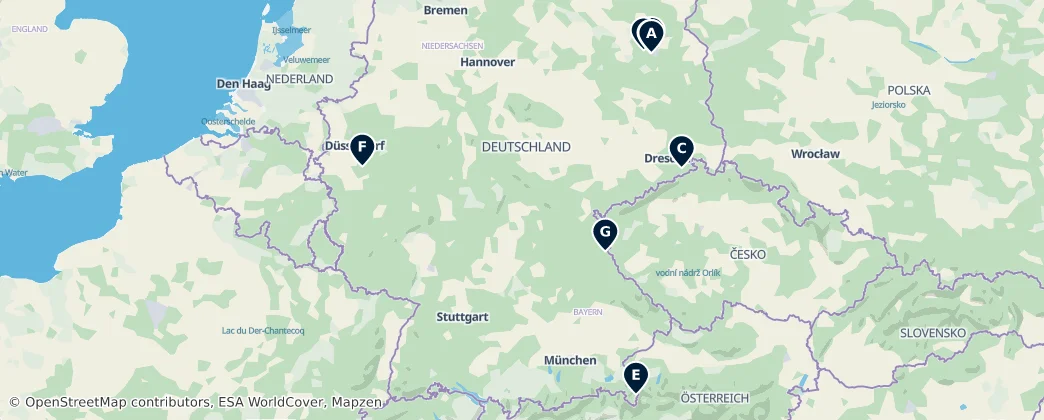 Map of Deutschland