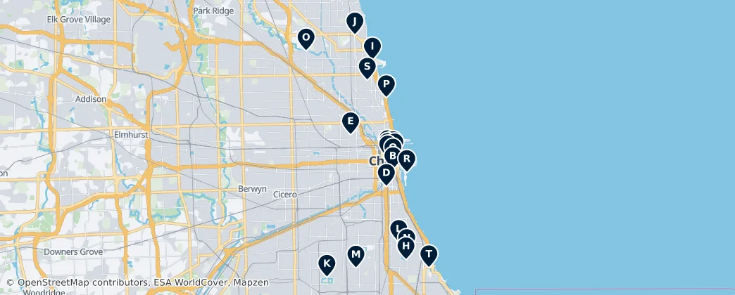 Map of Chicago