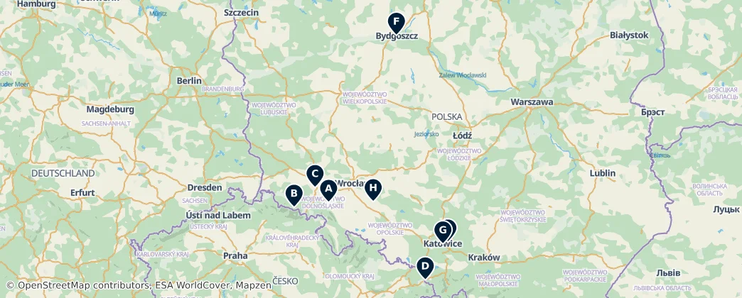 Map of Polen